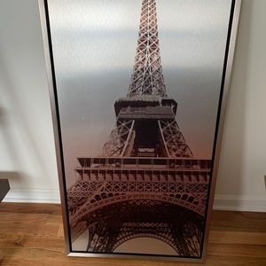 eiffel tower wall art canvas frame